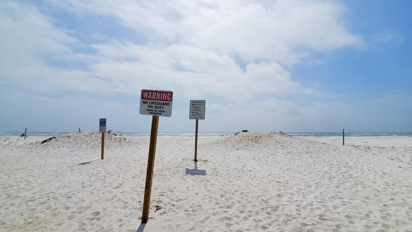 opal beach swimming safety for florida gulf coast beaches in florida panhandle. Gulf Islands National Seashore beaches, Santa Rosa day use. florida travel blog