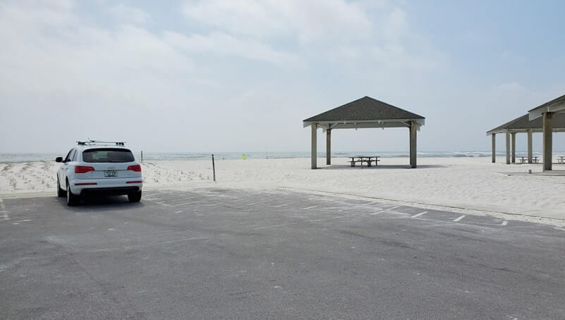 opal beach picnic. santa rosa area day use gulf islands national seashore. florida travel blog