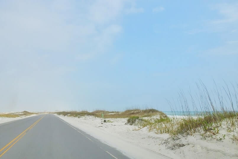 Pensacola to Orlando drive: Stop to see gulf islands national seashore, santa rosa island. national parks between pensacola and orlando. florida road trip travel blog