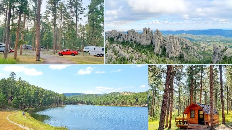 best custer state park campgrounds in the black hills. custer state park camping. black hills camping. best camping in the black hills. south dakota travel blog