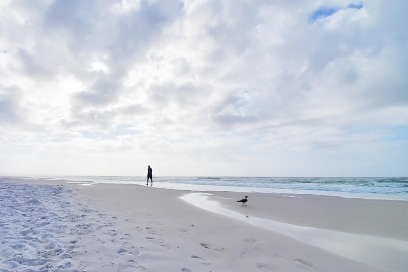 can you walk the beach when there is a double red flag. beach travel blog