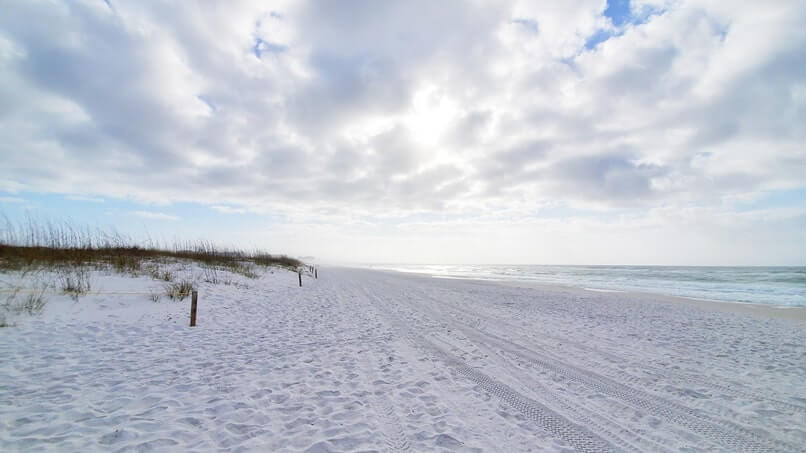 henderson beach state park swimming beach. florida travel blog