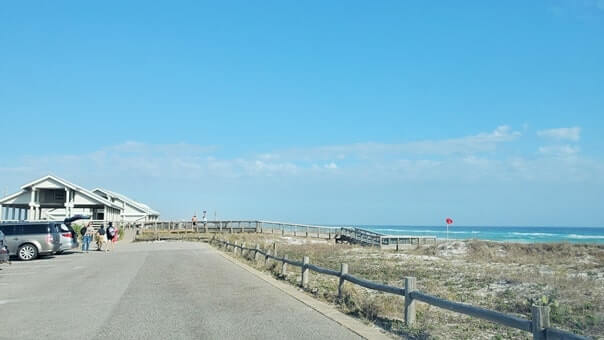 henderson beach state park beach parking. florida travel blog