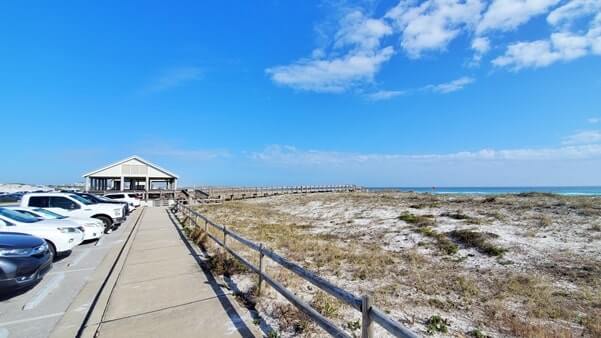 henderson beach state park beach parking. florida travel blog