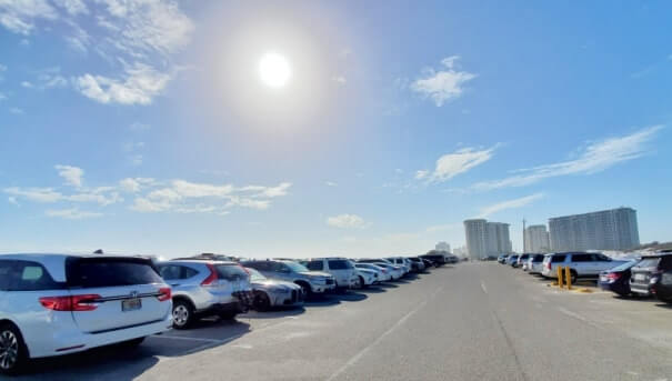 henderson beach state park beach parking. florida travel blog
