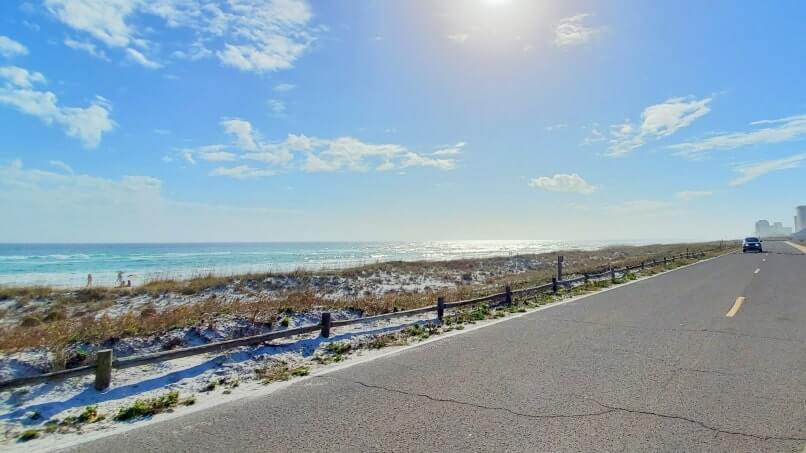 henderson beach state park scenic drive. florida travel blog