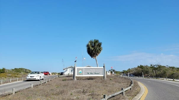 road to henderson beach state park. florida travel blog