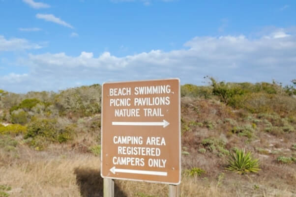road to henderson beach state park. florida travel blog