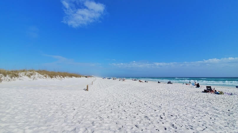 henderson beach state park swimming beach. florida travel blog