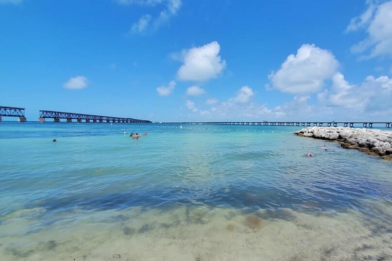 Bahia Honda State Park snorkeling from shore: Calusa Beach snorkeling. florida travel blog