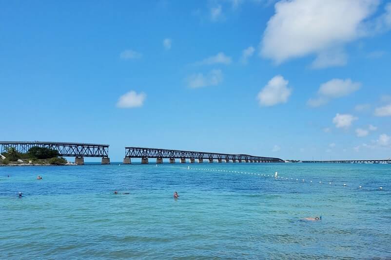 Bahia Honda State Park snorkeling from shore: Calusa Beach snorkeling. florida travel blog