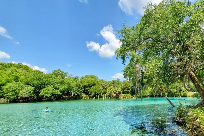 best florida springs for swimming. prettiest springs in florida