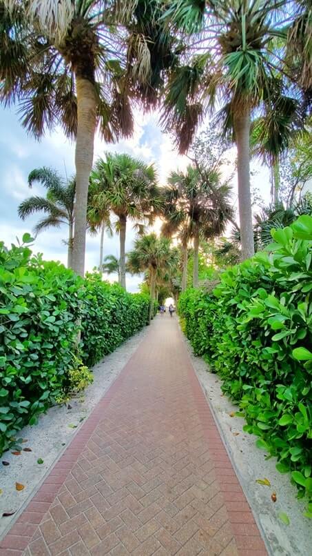 south beach parking to south beach access. marco island public beach access from south marco beach parking lot. florida travel blog