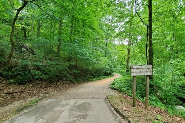 things to do in mammoth cave national park: hiking in mammoth cave national park. best short easy hikes in mammoth cave national park: river styx spring trail. kentucky travel blog