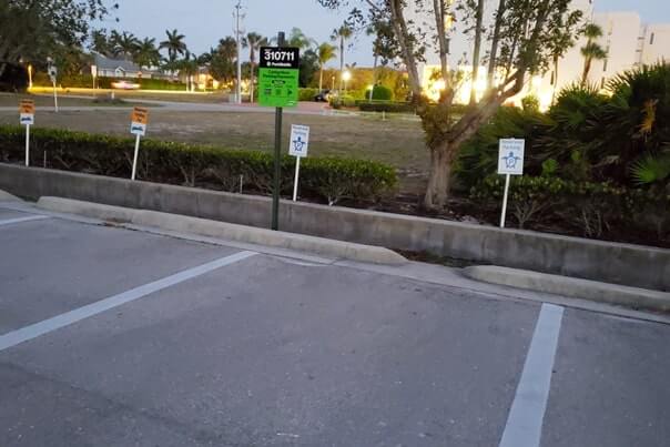 turtle lot parking reservations. marco island private parking. florida travel blog