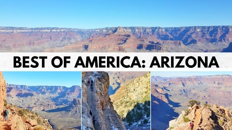 best states to visit in the US: arizona. best states to road trip through in america. most beautiful states in the us. united states. USA travel blog