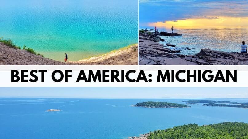 best states to visit in the US: michigan. best states to road trip through in america. best states for camping. rv camping. tent camping. most beautiful states in the us. united states. USA travel blog