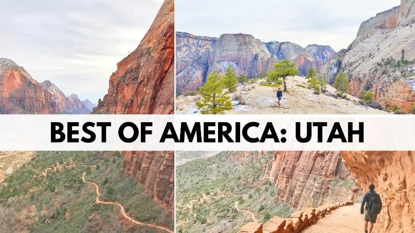 best states to visit in the US: utah. best states to road trip through in america. most beautiful states in the us. united states. USA travel blog