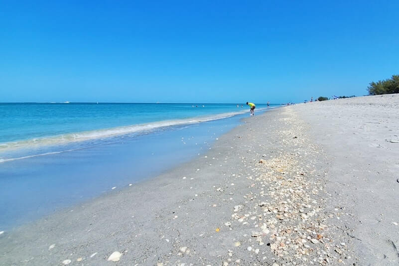 Captiva Island public beach for shelling: Turner Beach to north captiva. southwest florida travel blog