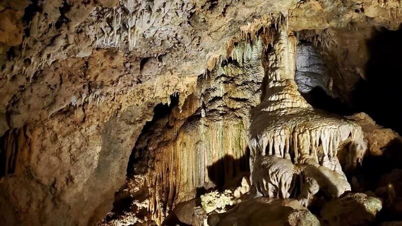 Florida Panhandle to disney world drive: Stop to see florida caverns state park. caves between Florida Panhandle and disney world. florida road trip travel blog