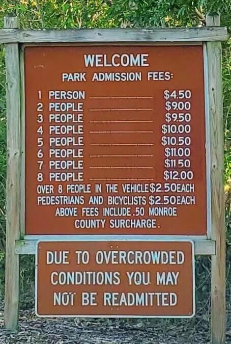 cost to go to John Pennekamp State Park beach. Key Largo beach fee. florida keys travel blog