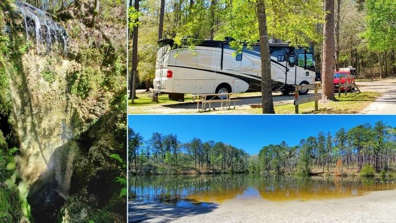 best florida panhandle camping: Falling Waters State Park campground pictures. best florida panhandle campgrounds. florida travel blog