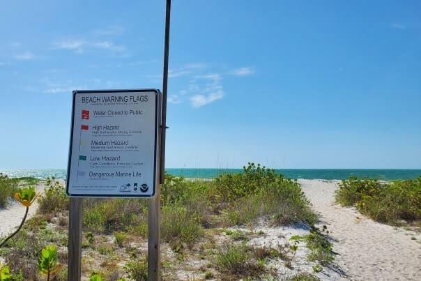 southwest florida beach flag colors. florida travel blog