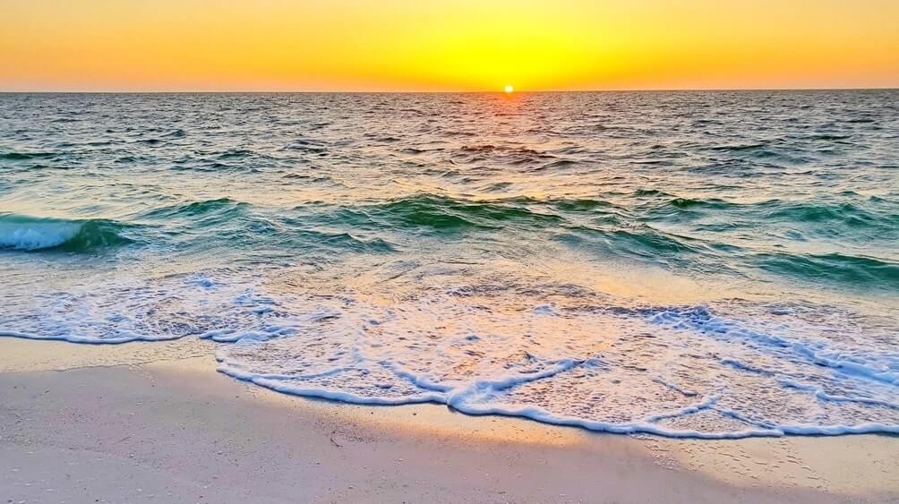cayo costa state park shelling sunset. florida gulf coast shells. southwest florida travel blog