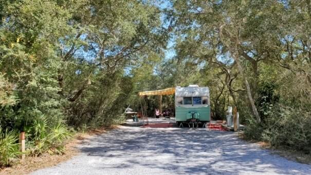 campsite #30. grayton beach state park campsite pictures. rv camping. florida travel blog