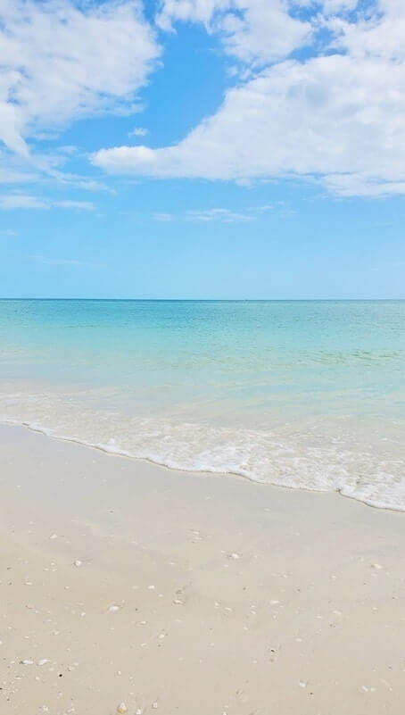 Marco Island to Tampa drive: marco island beach. florida road trip travel blog