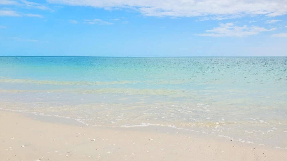 Marco Island to Tampa drive: marco island beach. florida road trip travel blog