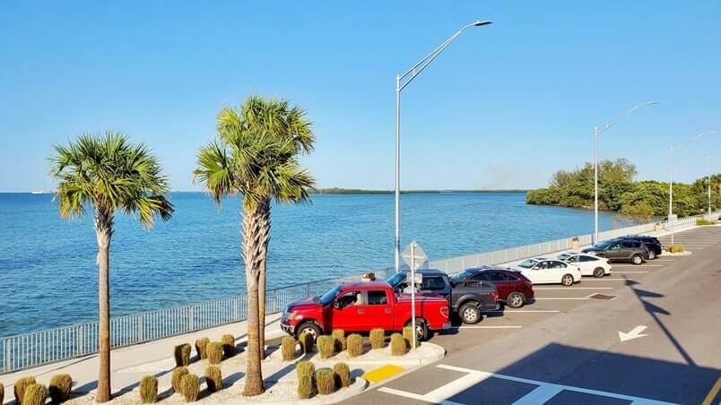 Marco Island to Tampa drive: tampa bay rest area. marco island to skyway bridge to tampa. florida road trip travel blog