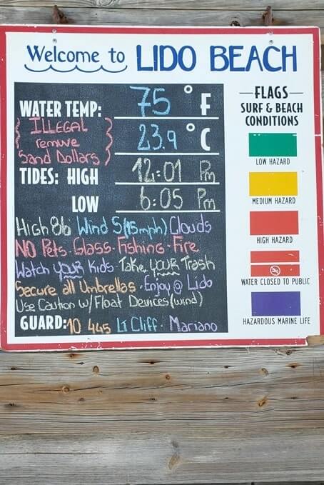 southwest florida beach water temperature: lido key water temperature in april. florida travel blog