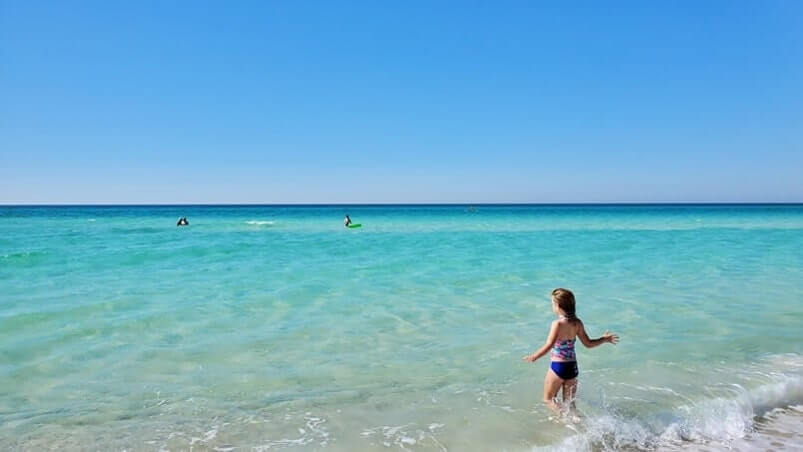 st andrews state park campground near beach. Florida state park camping near beach in florida panhandle. florida travel blog