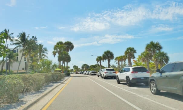 lido key beach parking. lido key drive from north. lido key street parking. southwest florida travel blog