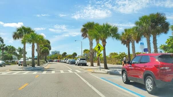 lido key beach parking. lido key drive from north. lido key street parking. southwest florida travel blog