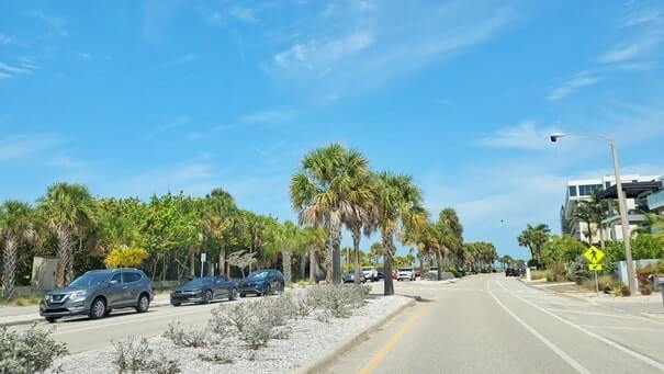 lido key beach parking. lido key drive from south. lido key street parking. southwest florida travel blog