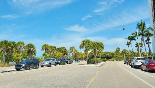 lido key beach parking. lido key drive from south. lido key street parking. southwest florida travel blog