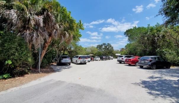 tarpon bay beach parking lot. trost parking lot. sanibel island beach parking lot. southwest florida travel blog