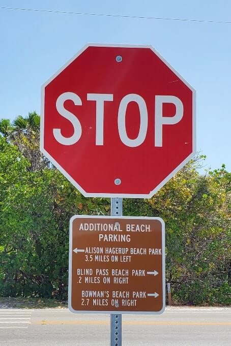 turner beach shelling beach parking. southwest florida travel blog