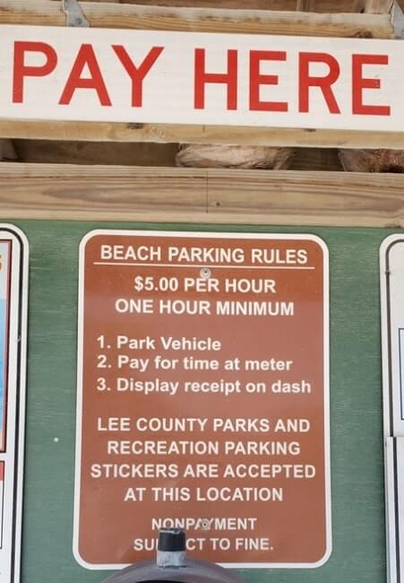 turner beach shelling parking fee captiva island. southwest florida travel blog