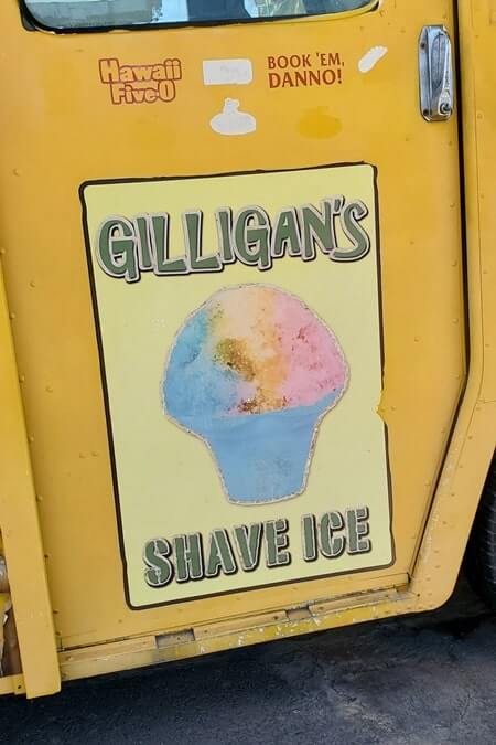 gilligans beach shack menu. waikiki food truck menu. shave ice in waikiki near hilton hawaiian village. oahu travel blog