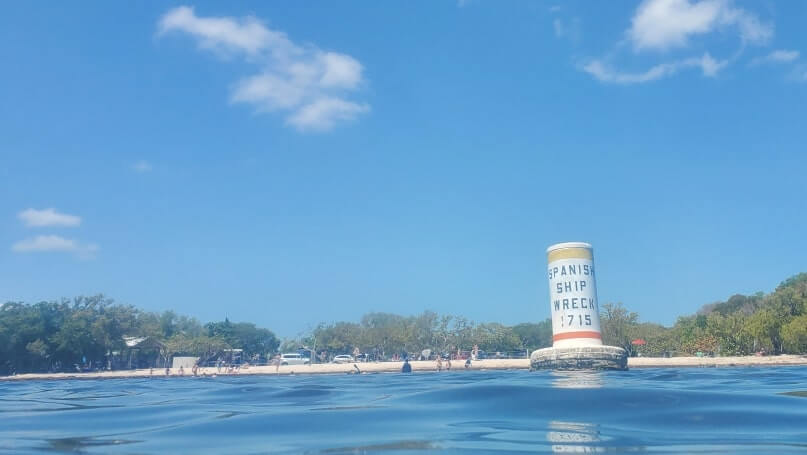 cannon beach swimming near shipwreck in key largo