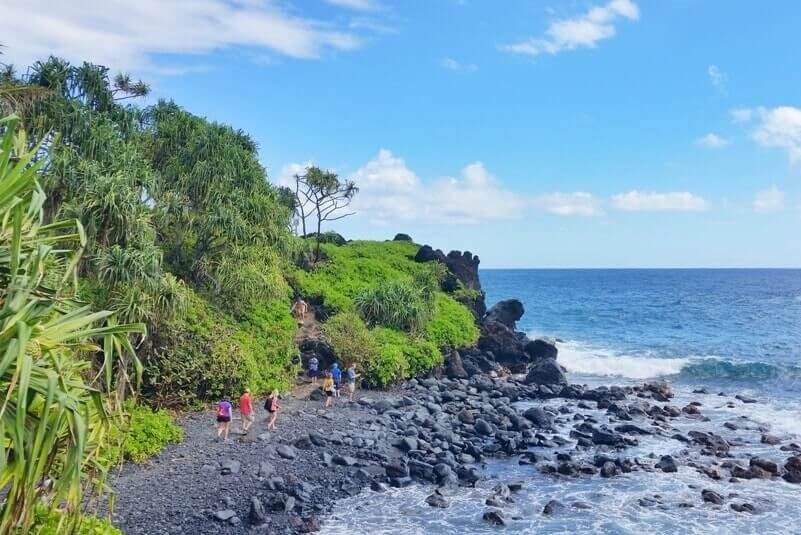 things to do in east maui: waianapanapa state park