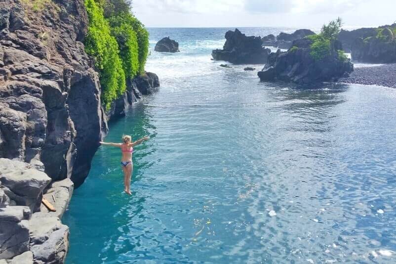 things to do in east maui: waioka pond, venus pool