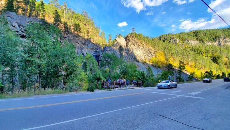 bridal veil falls parking. how to get to bridal veil falls. spearfish canyon