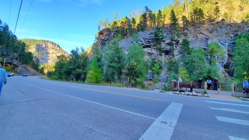 bridal veil falls parking. how to get to bridal veil falls. spearfish canyon
