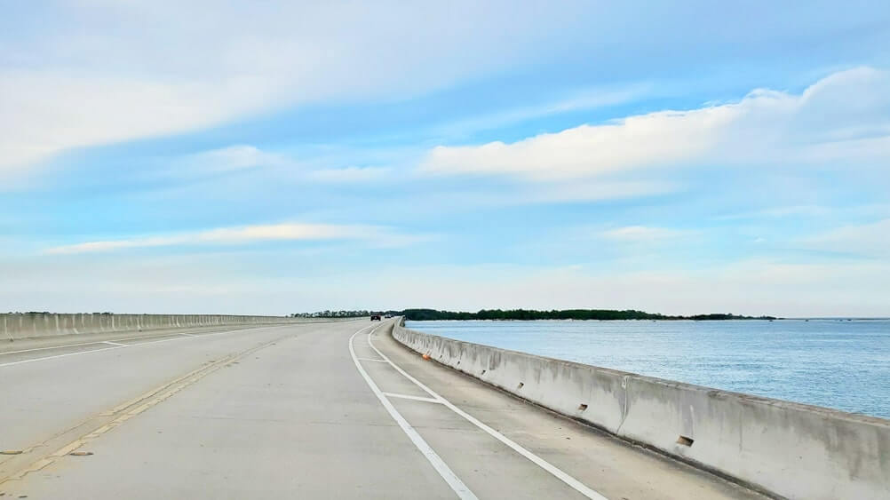 driving to amelia island state park