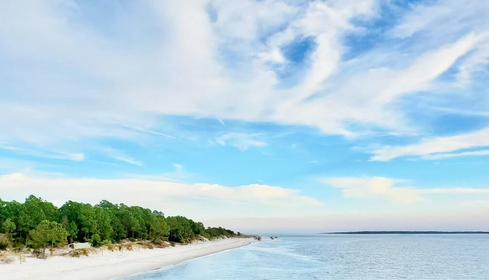 driving to amelia island state park
