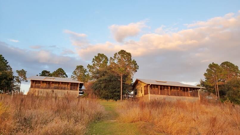 lake louisa state park cabin on a hill overlooking the lake